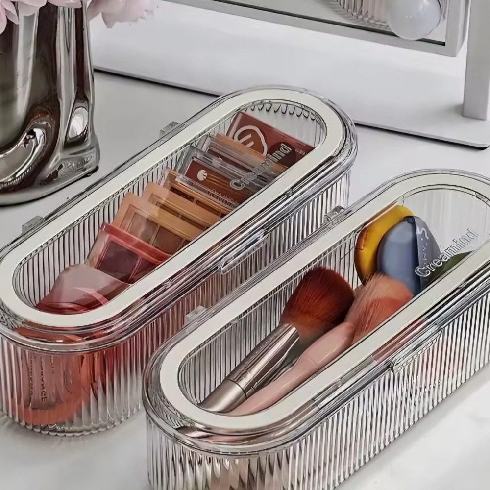 Clear Makeup Brush Holder - Picture 2 of 5